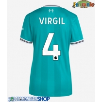 Maglie da calcio Liverpool Virgil van Dijk #4 Terza Maglia Femminile 2025-26 Manica Corta